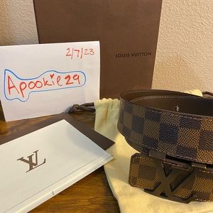 🤎 Louis Vuitton Damier belt